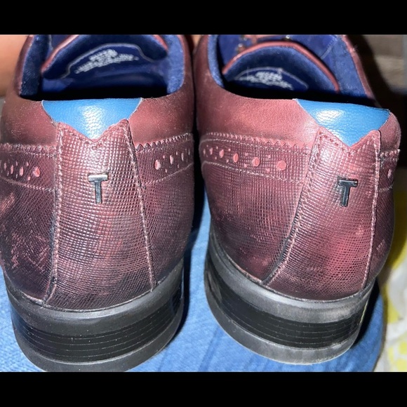 Ted Baker leather wingtip shoes size 9 main image 5